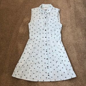 Anchor shirt dress